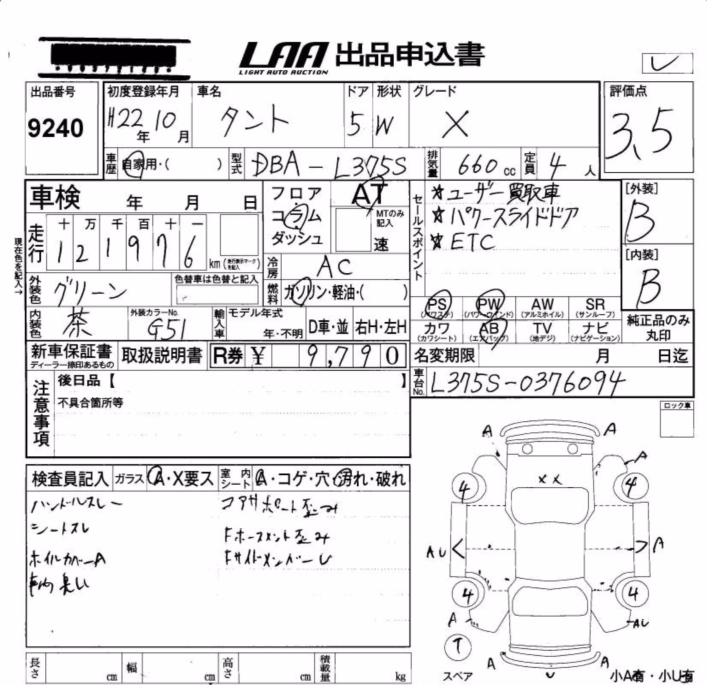 DAIHATSU TANTO