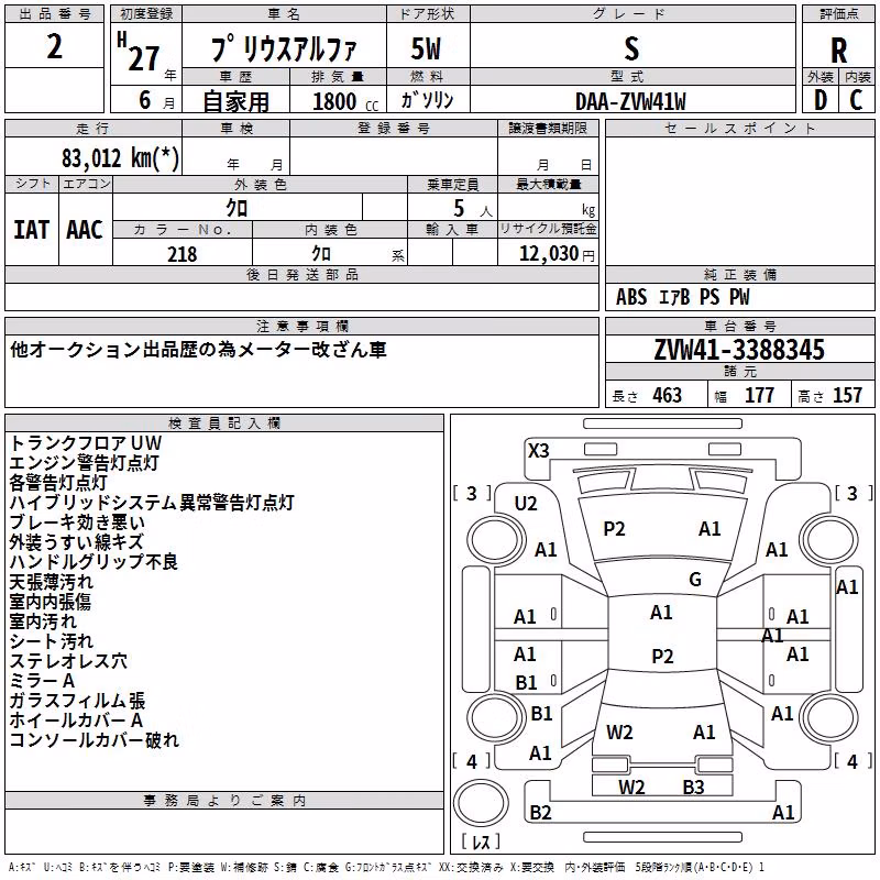 TOYOTA PRIUS ALPHA