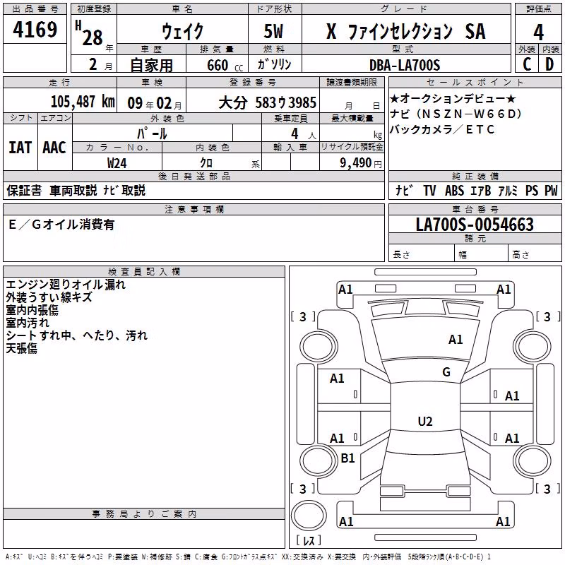 DAIHATSU WAKE