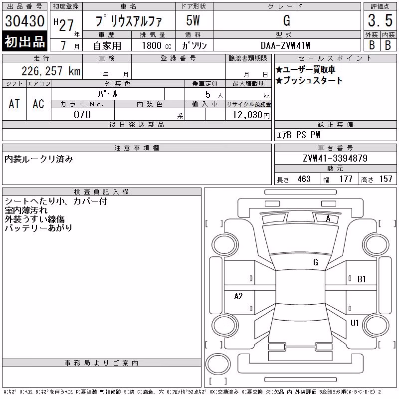 TOYOTA PRIUS ALPHA