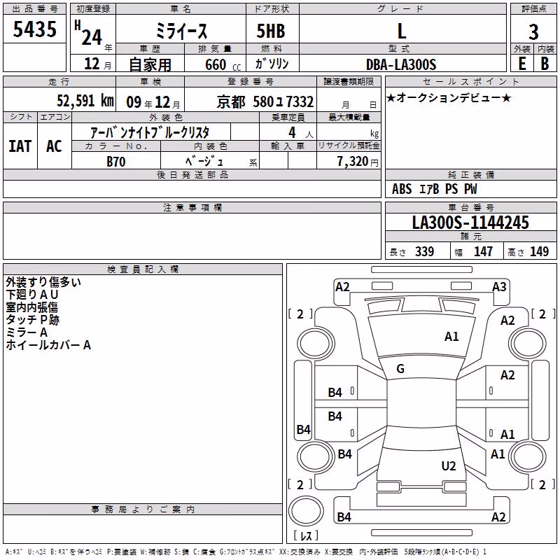 DAIHATSU MIRA E:S