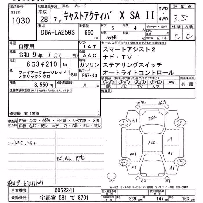 DAIHATSU CAST