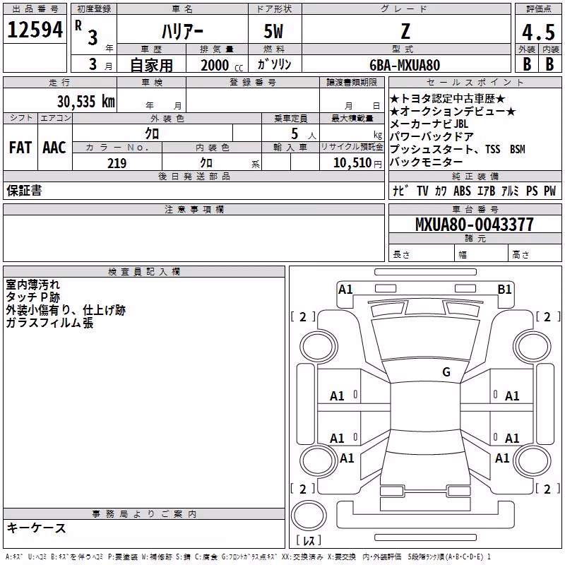 TOYOTA HARRIER