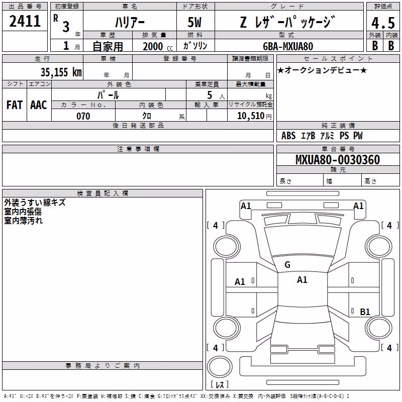 TOYOTA HARRIER