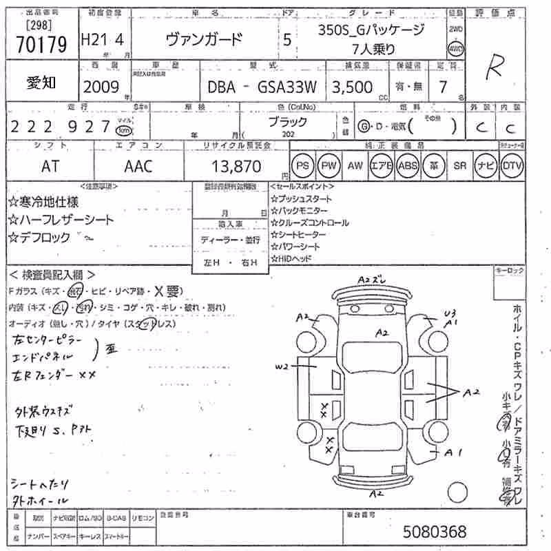 TOYOTA VANGUARD