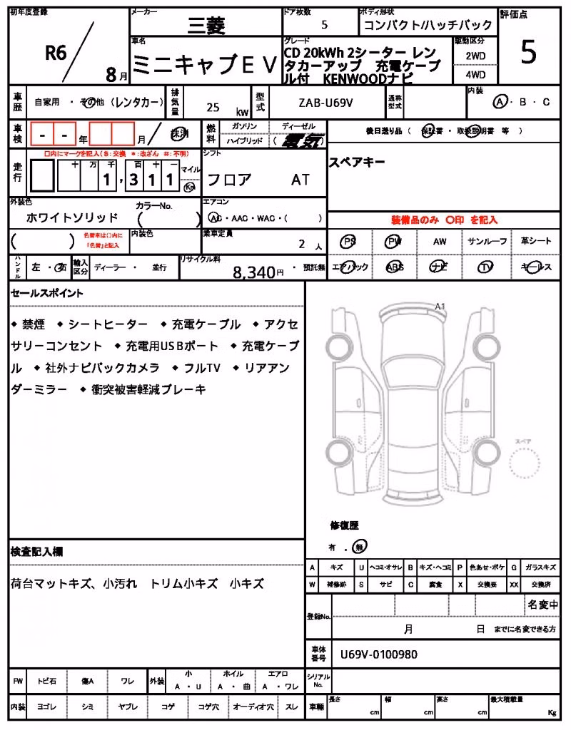 MITSUBISHI MINICAB MIEV
