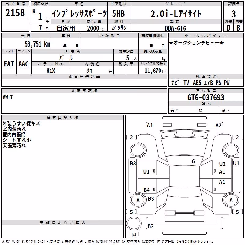 SUBARU IMPREZA