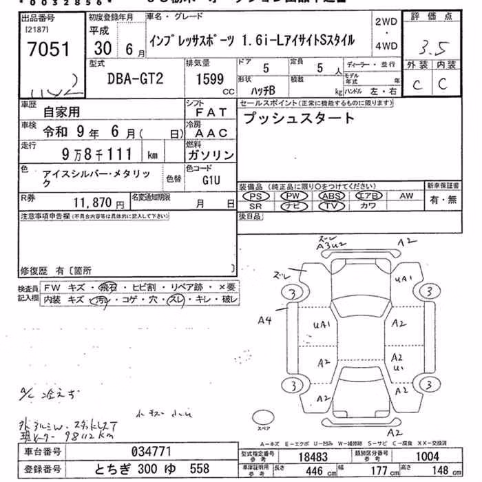 SUBARU IMPREZA