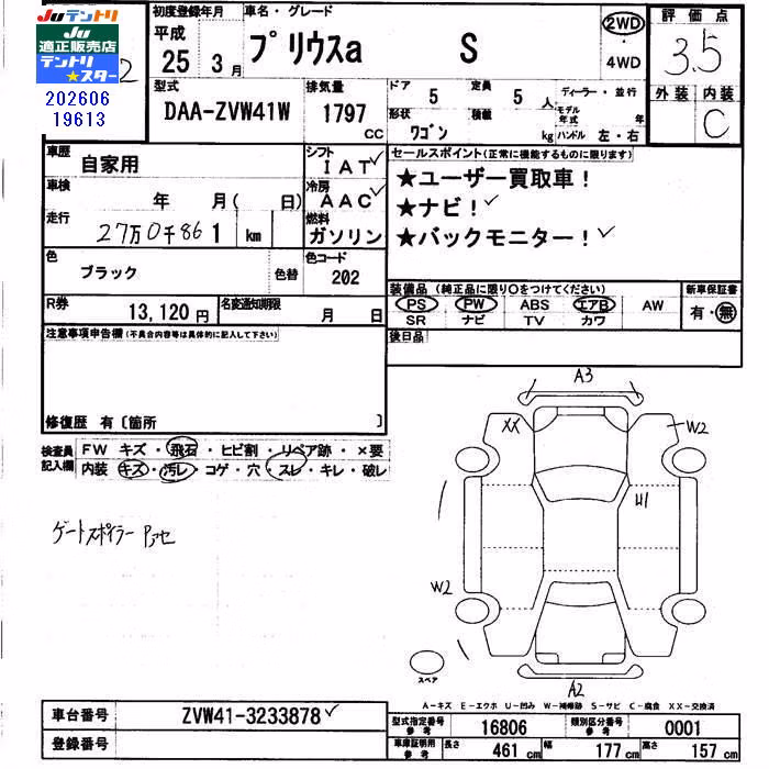 TOYOTA PRIUS ALPHA