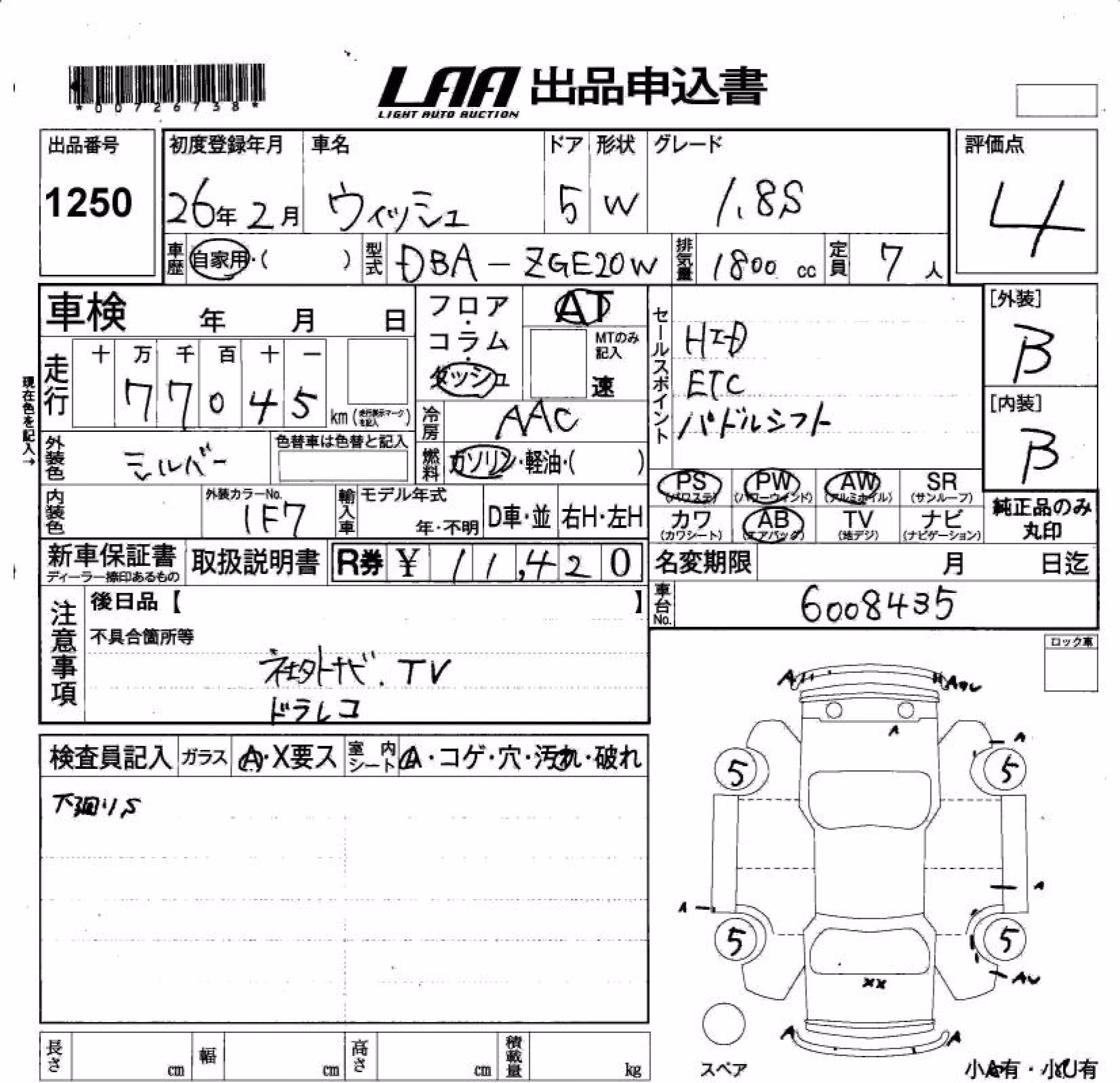 TOYOTA WISH
