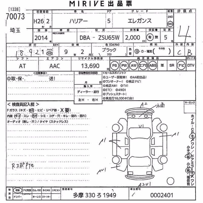 TOYOTA HARRIER
