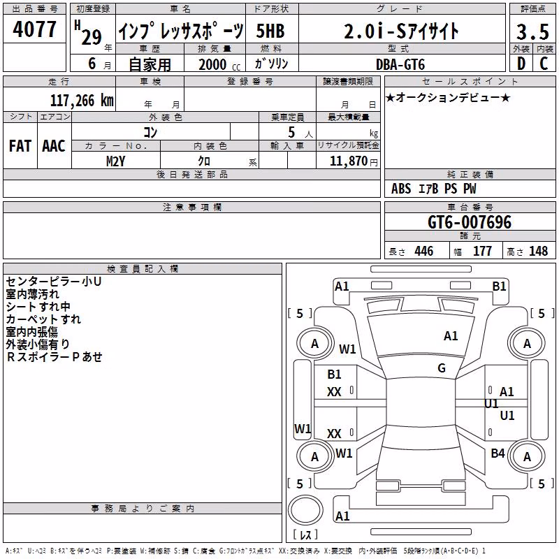 SUBARU IMPREZA
