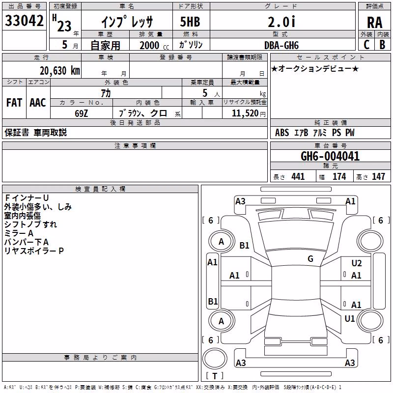 SUBARU IMPREZA