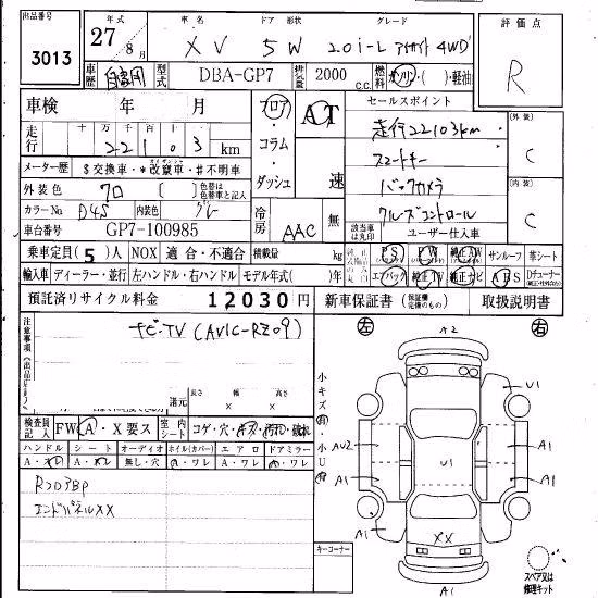 SUBARU XV