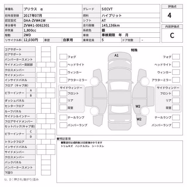 TOYOTA PRIUS ALPHA