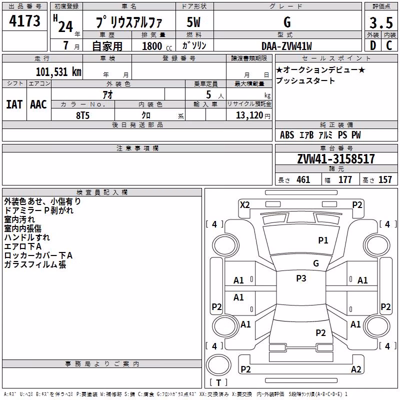 TOYOTA PRIUS ALPHA
