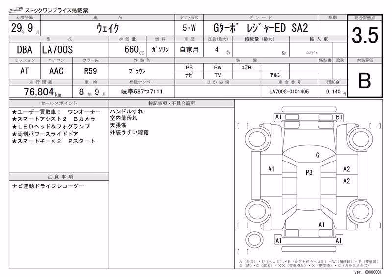 DAIHATSU WAKE