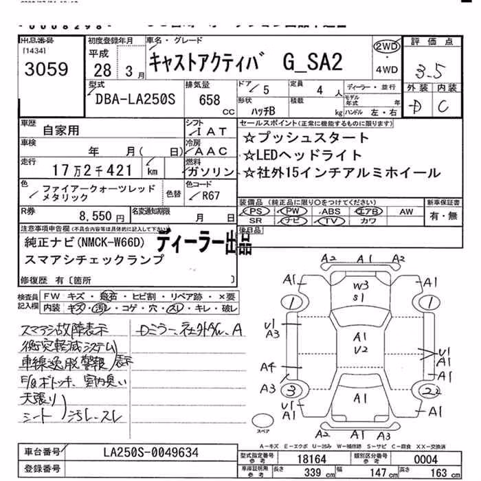 DAIHATSU CAST