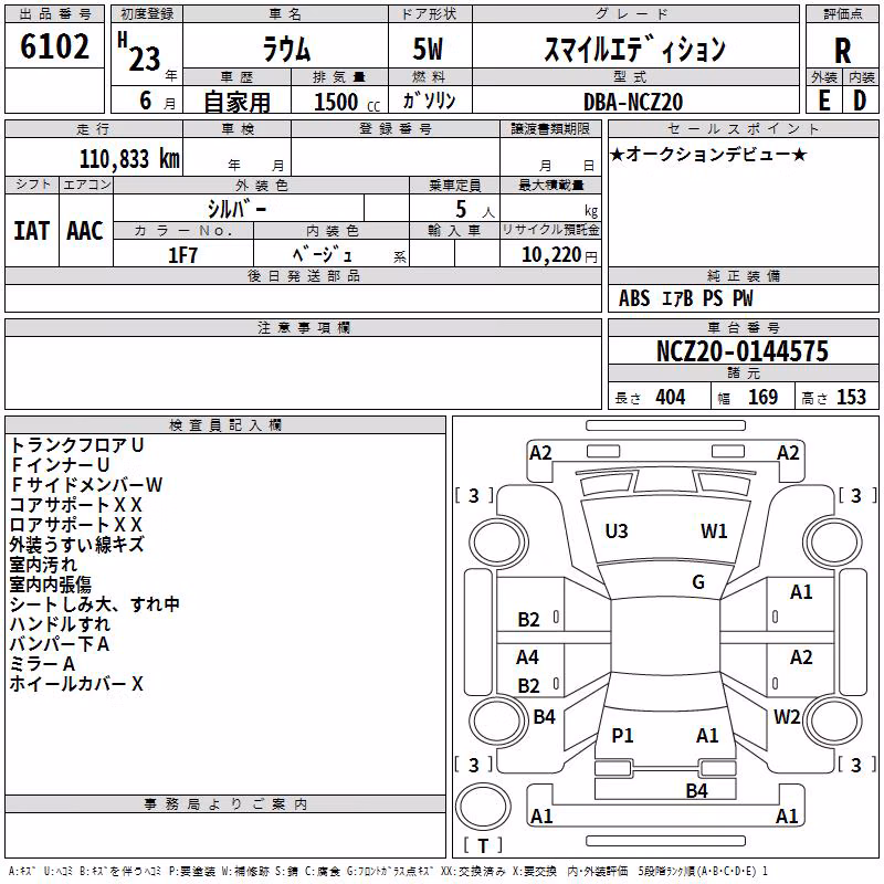 TOYOTA RAUM