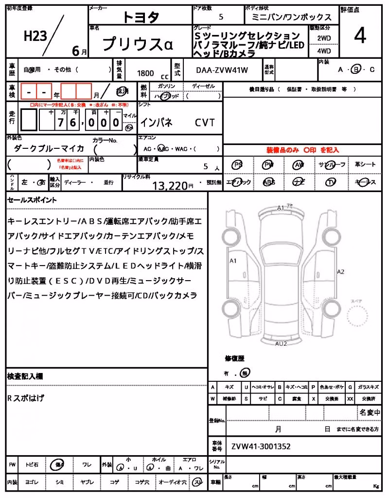 TOYOTA PRIUS ALPHA