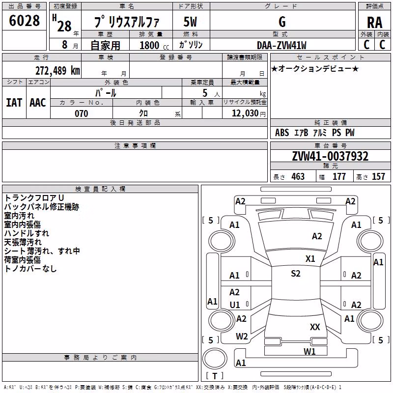 TOYOTA PRIUS ALPHA