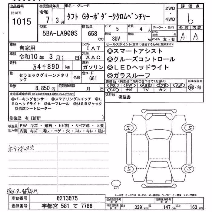DAIHATSU TAFT