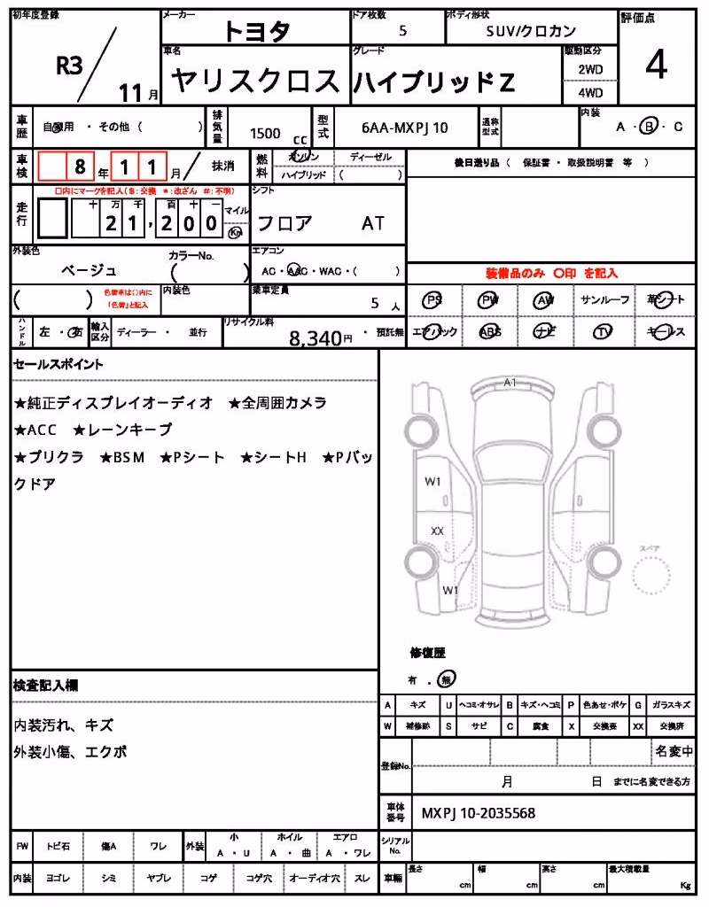 TOYOTA YARIS CROSS