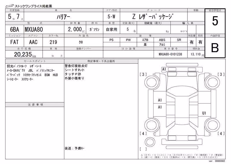 TOYOTA HARRIER