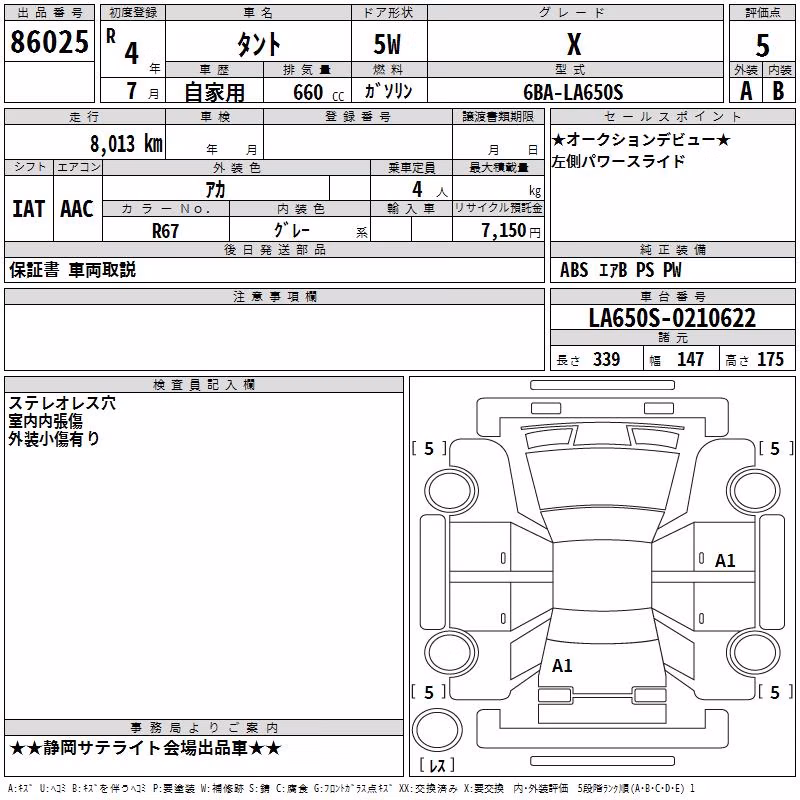 DAIHATSU TANTO