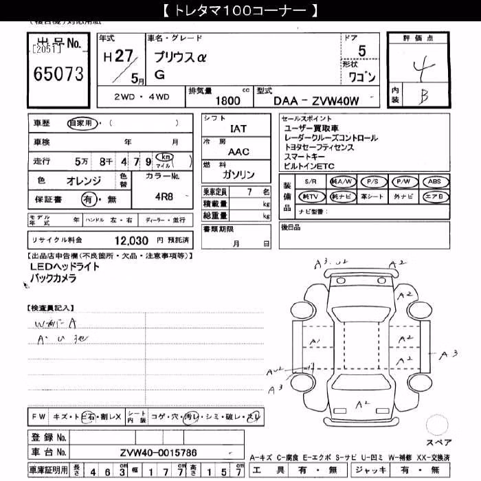 TOYOTA PRIUS ALPHA