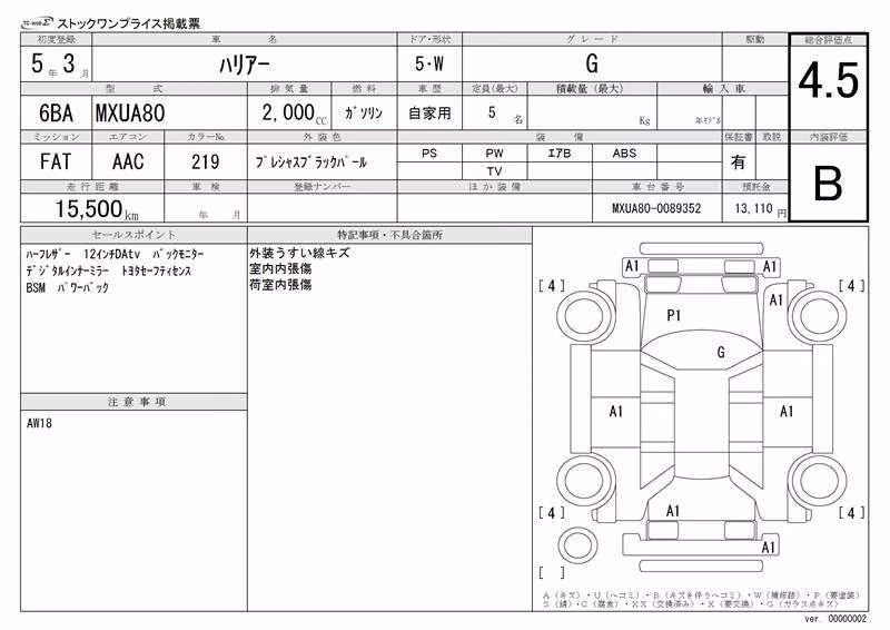 TOYOTA HARRIER
