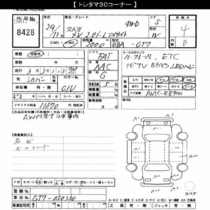 SUBARU XV