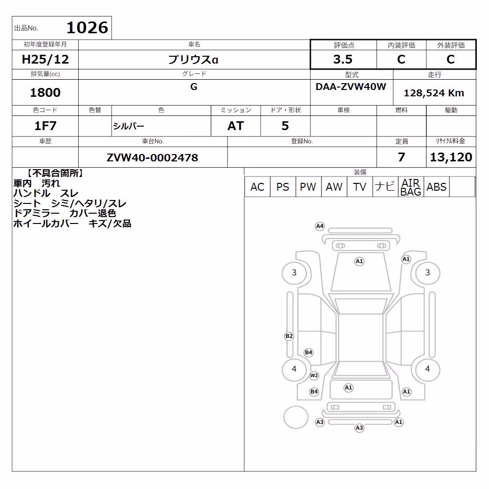 TOYOTA PRIUS ALPHA
