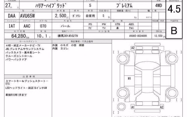 TOYOTA HARRIER