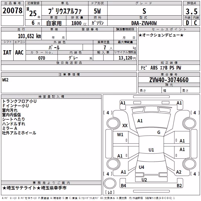 TOYOTA PRIUS ALPHA