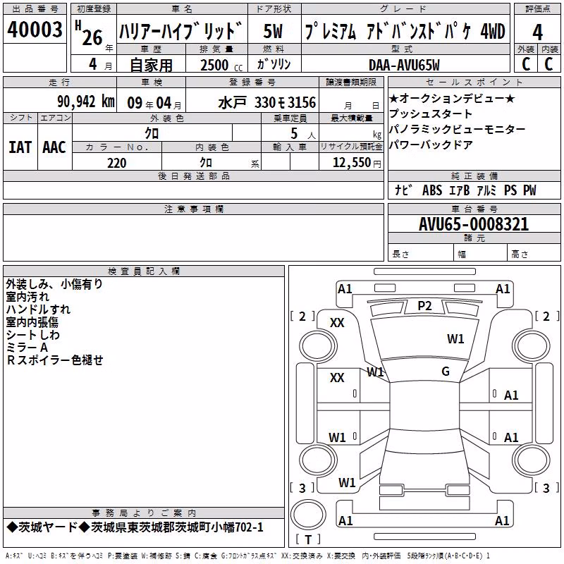 TOYOTA HARRIER