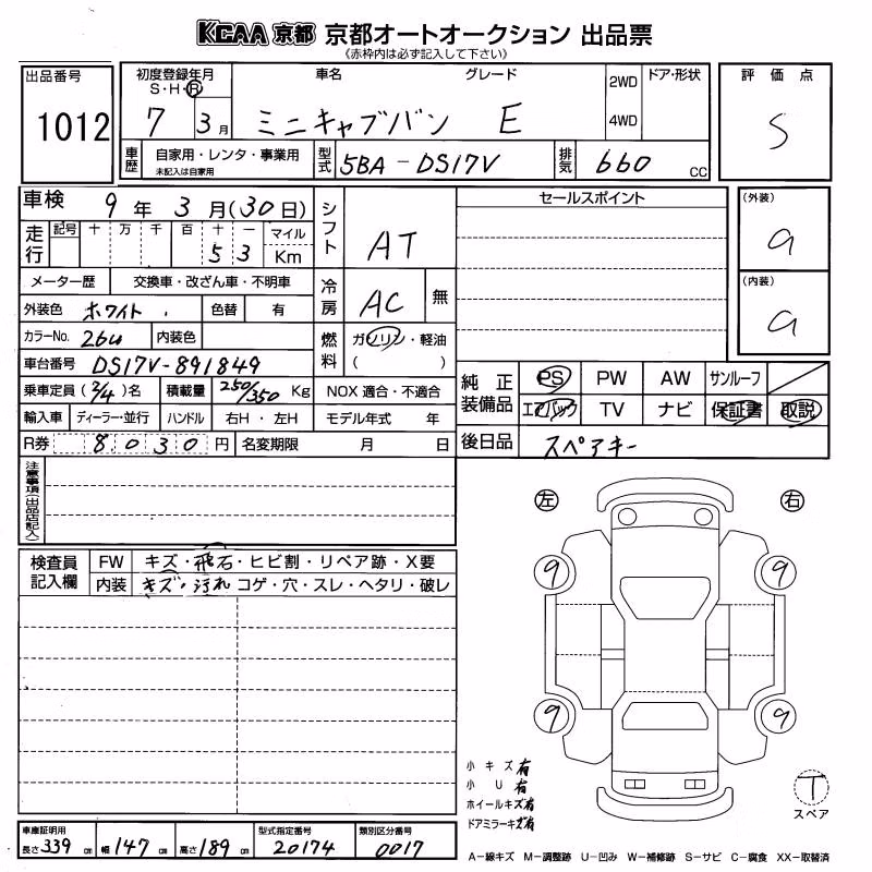 MITSUBISHI MINICAB