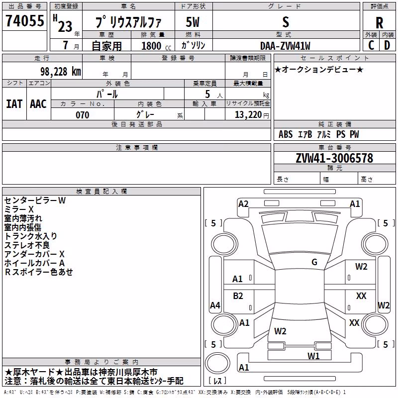 TOYOTA PRIUS ALPHA