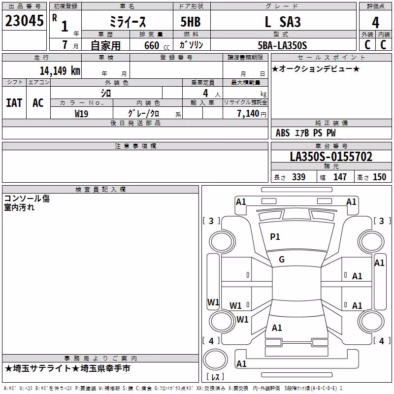 DAIHATSU MIRA E:S