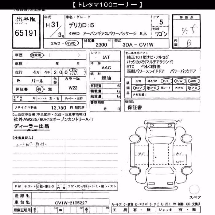 MITSUBISHI DELICA D:5