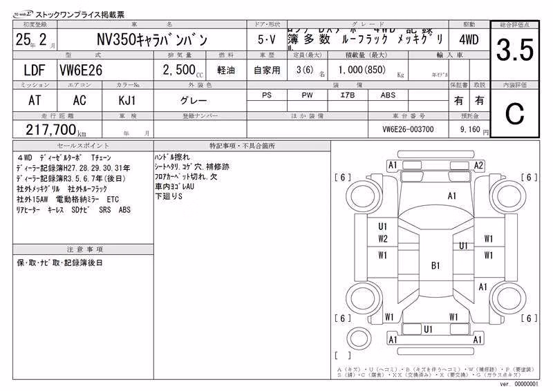 NISSAN NV350 CARAVAN