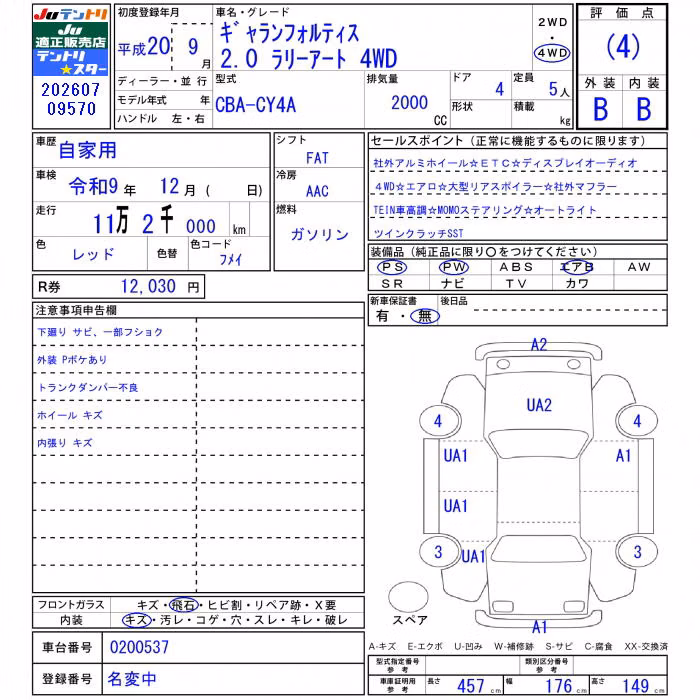 MITSUBISHI GALANT FORTIS