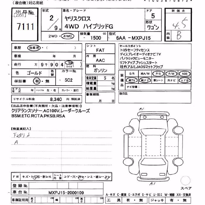 TOYOTA YARIS CROSS
