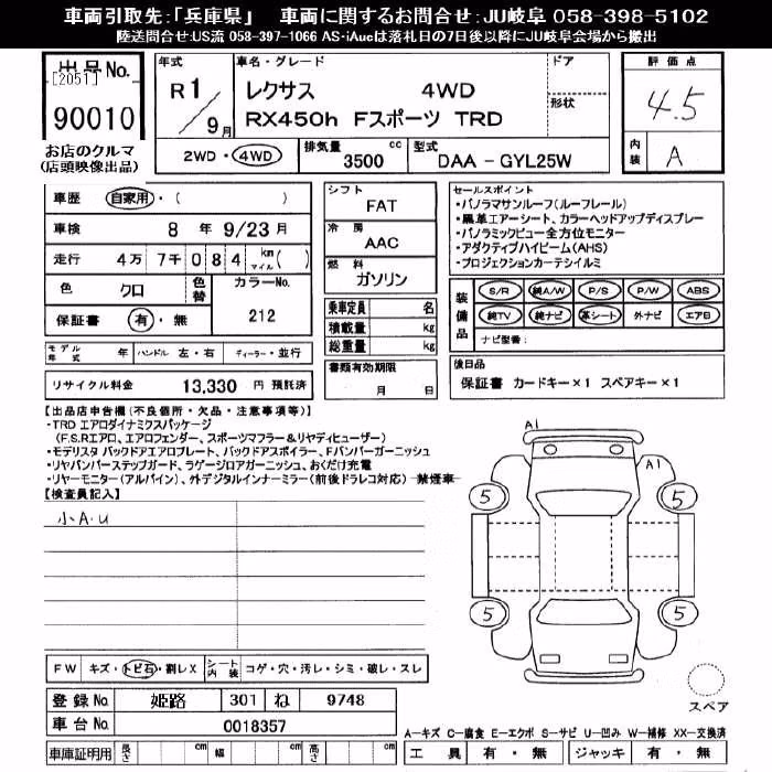 LEXUS RX450H