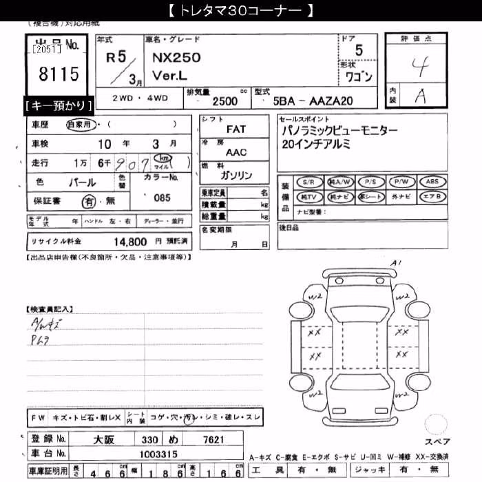 LEXUS NX250