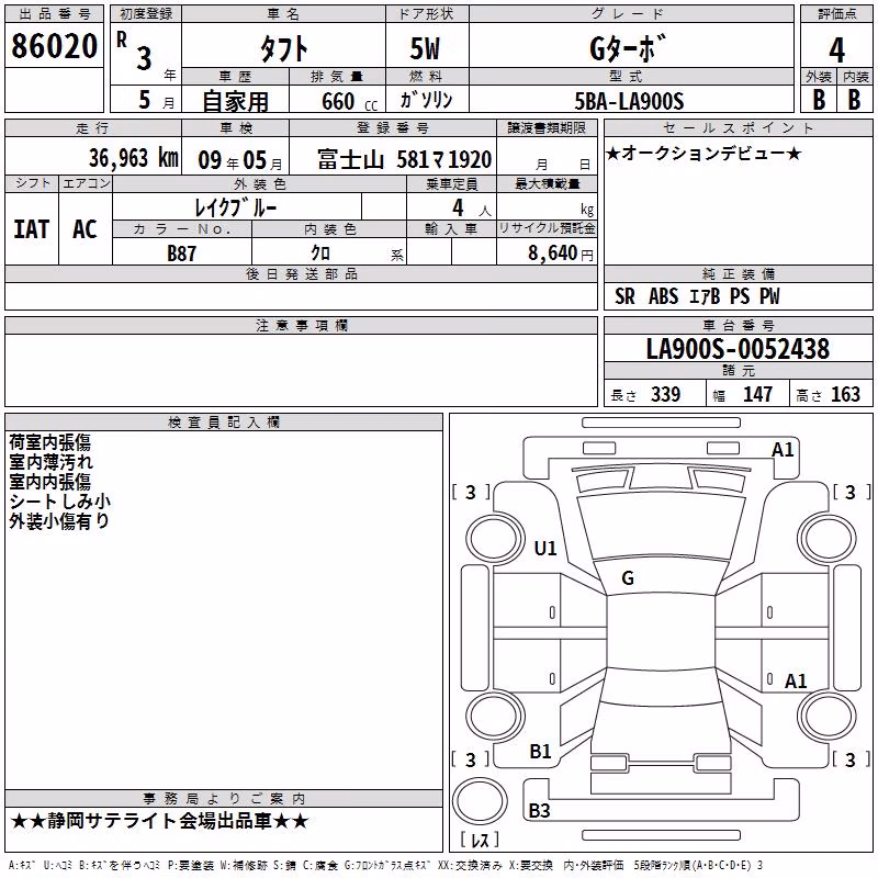 DAIHATSU TAFT