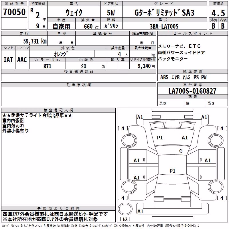 DAIHATSU WAKE