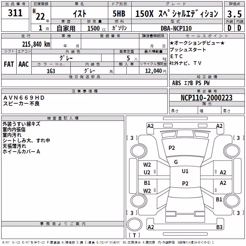 TOYOTA IST