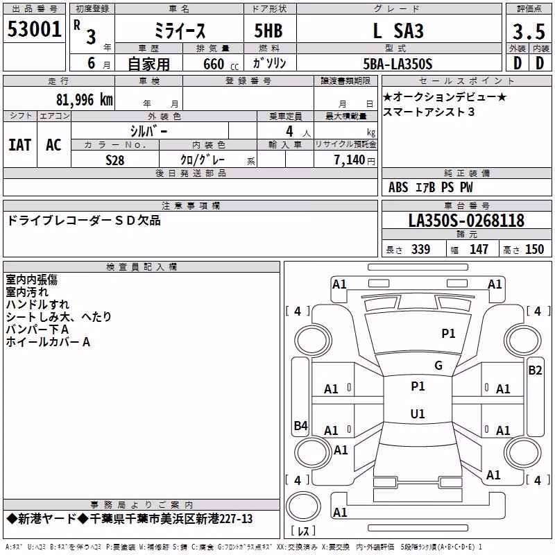 DAIHATSU MIRA E:S