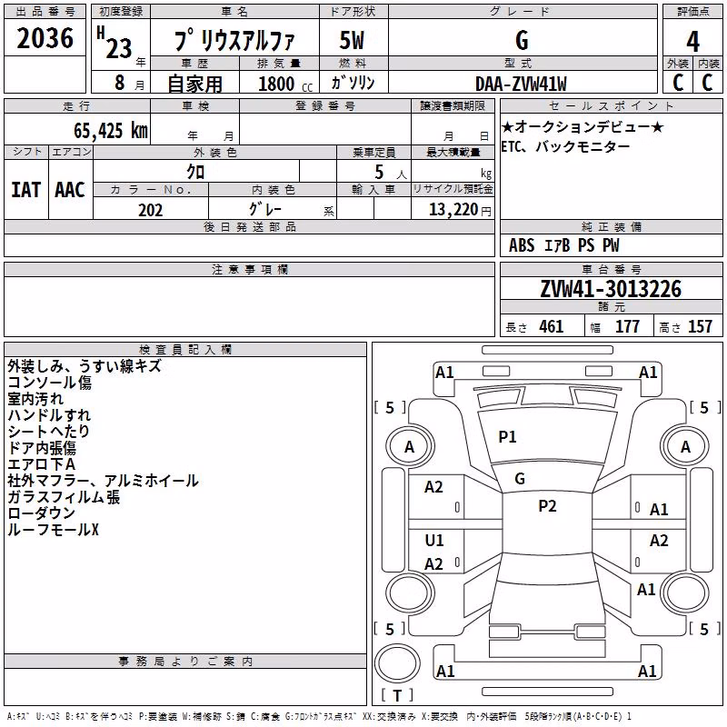 TOYOTA PRIUS ALPHA
